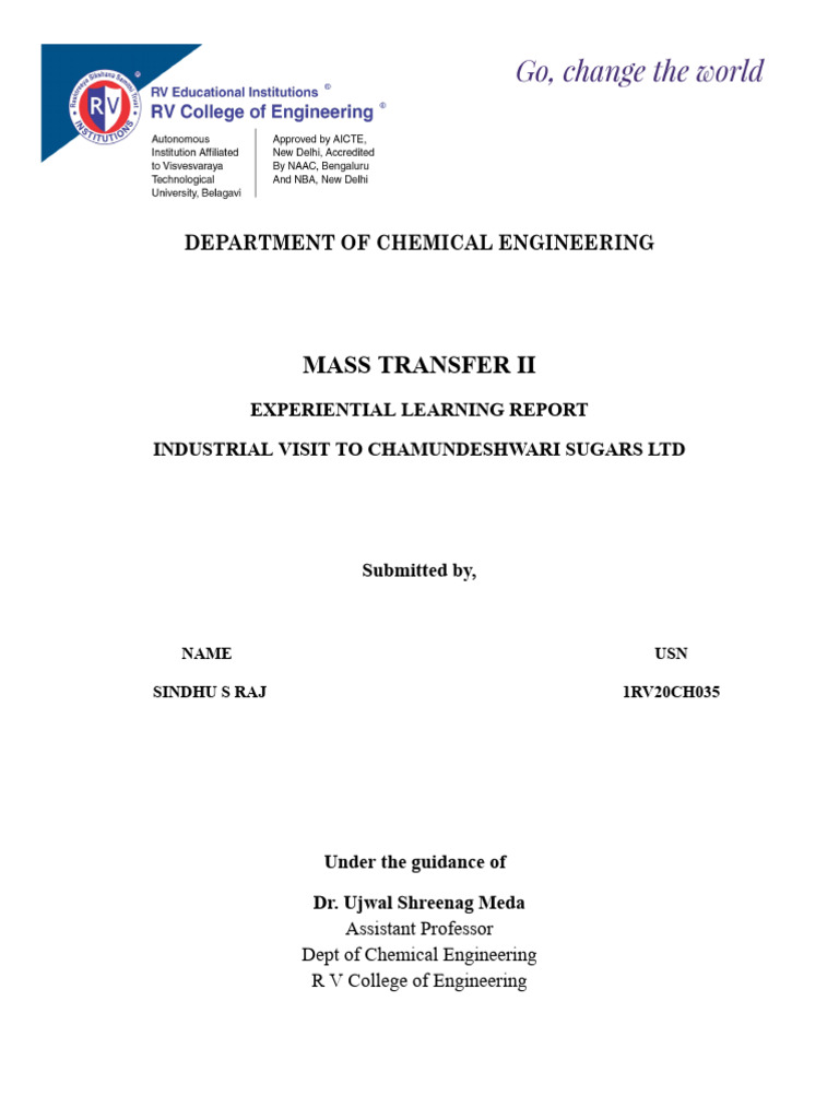 Industrial Visit Report PDF