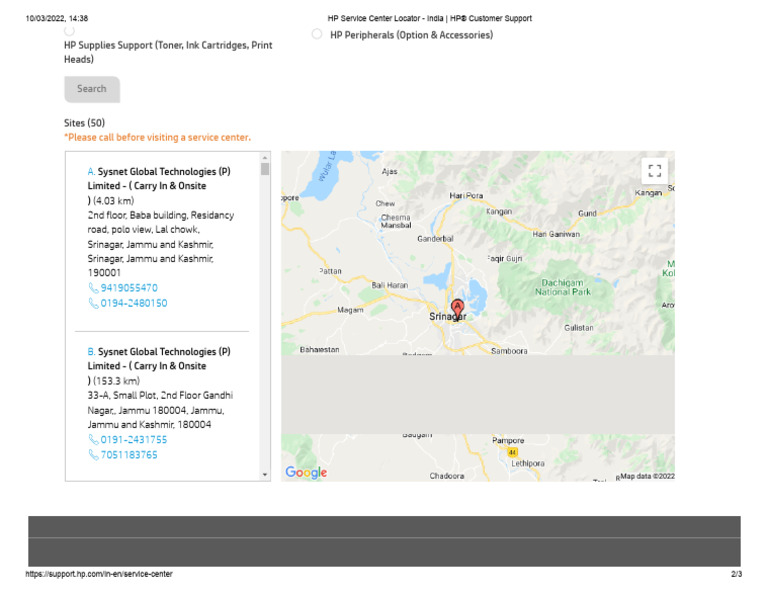 HP SUPPORT HOURS intelligence overview