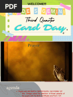 3rd Quarter Card Day