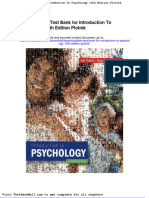 Downloadable Test Bank For Introduction To Psychology 10th Edition Plotnik