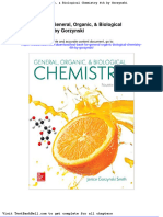 Test Bank For General Organic Biological Chemistry 4th by Gorzynski