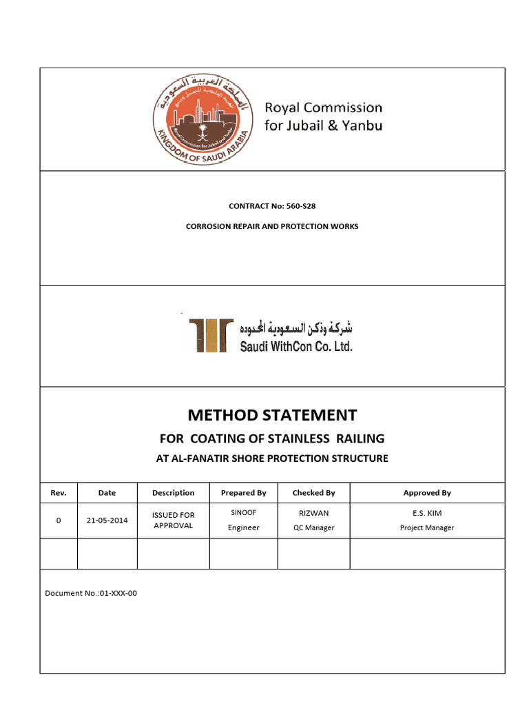 Method Statement For Engineering | PDF | Computers | Technology ...