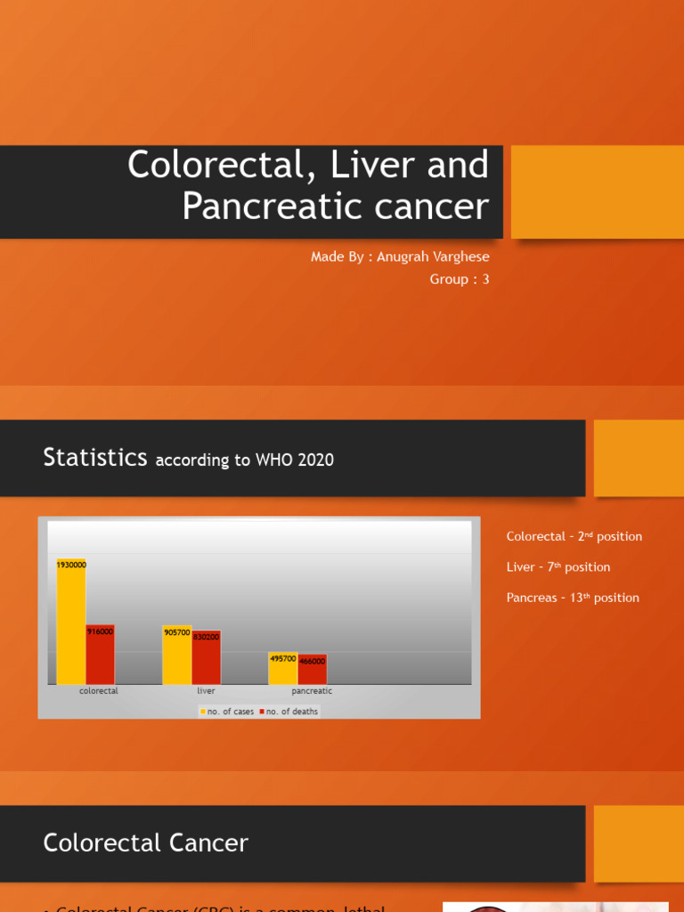 Colorectal, Liver and Pancreatic Cancer PDF