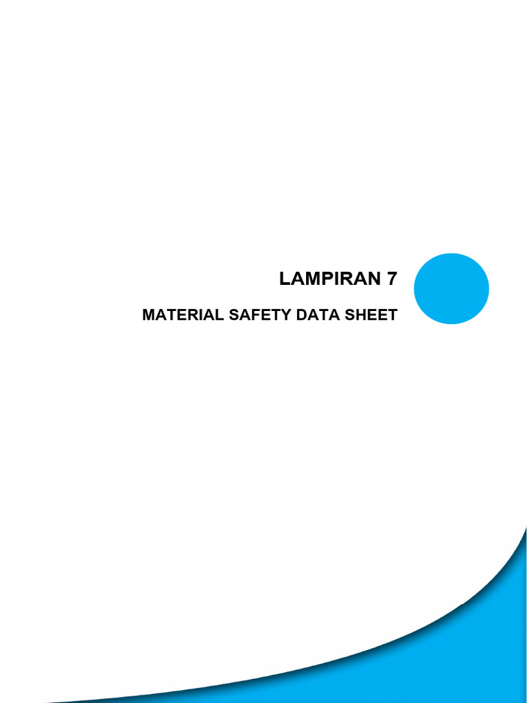 Material Safety Data Sheet Spam Kukar Bontang Pdf
