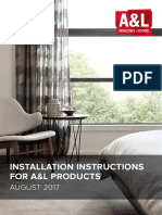 A & L Windows Installation Instructions For AL Products