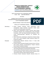 SK Pembentukan Tim Pengelola Dan Pelaksana Program Indonesia Sehat Dengan Pendekatan Keluarga