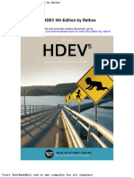 Test Bank For Hdev 5th Edition by Rathus