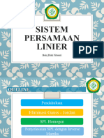 Sistem Persamaan Linier