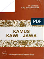 Kamus Kawi - Jawa Huruf Latin (Ranggawarsita & C. F. Winter SR.)
