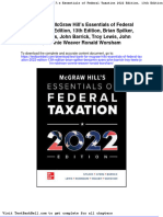 Test Bank For Mcgraw Hills Essentials of Federal Taxation 2022 Edition 13th Edition Brian Spilker Benjamin Ayers John Barrick Troy Lewis John Robinson Connie Weaver Ronald Worsham