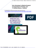 Test Bank For Davis Advantage For Medical Surgical Nursing Making Connections To Practice 2nd Edition Janice J Hoffman Nancy J Sullivan