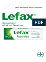 Lefax Kautabletten Beipackzettel