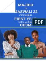 UDSM-First Year Guide 2023