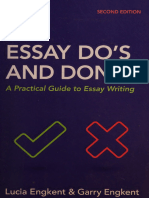 Essay Dos and Donts - A Practical Guide To Essay Writing, Second Edition