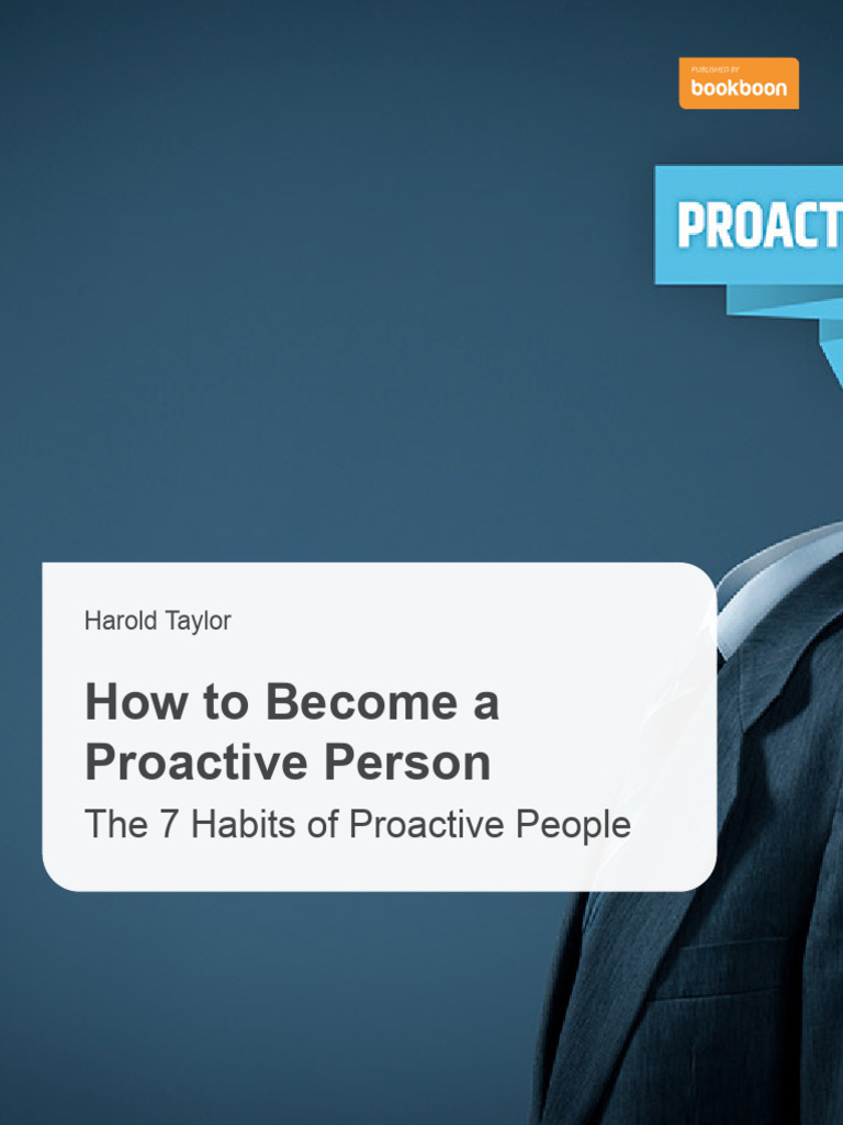 How To Become A Proactive Person Download Free Pdf Chamber Of