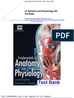 Fundamentals of Anatomy and Physiology 4th Edition Rizzo Test Bank