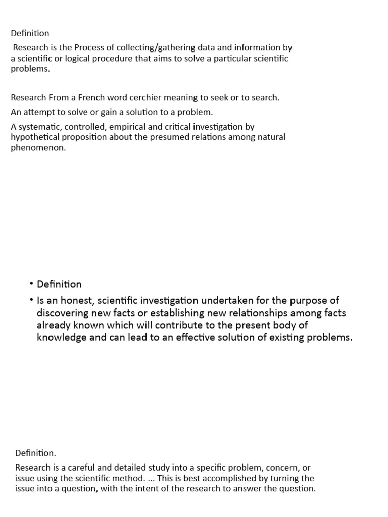 The Five Ws Definition