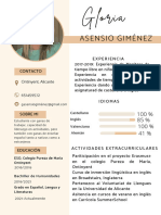 Currículum Gloria Asensio 