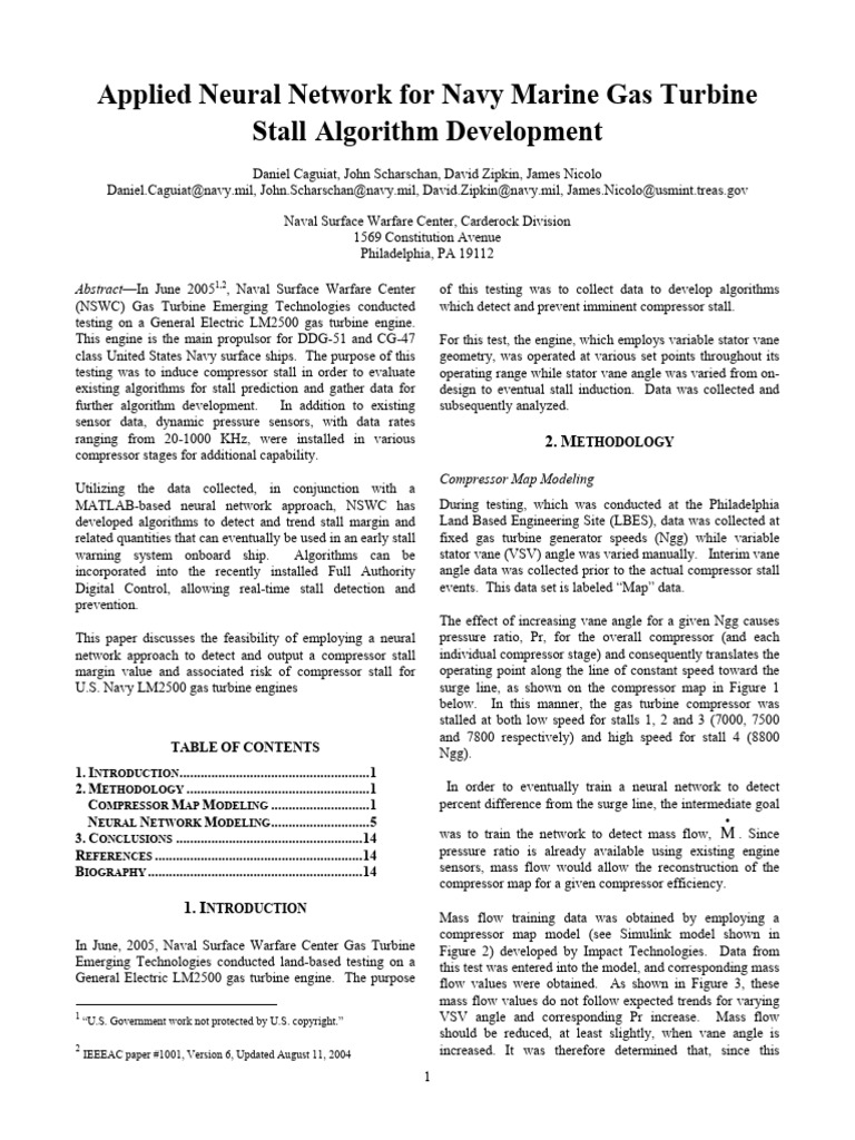 Article | PDF | Artificial Neural Network | Gas Turbine