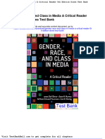 Gender Race and Class in Media A Critical Reader 5th Edition Dines Test Bank