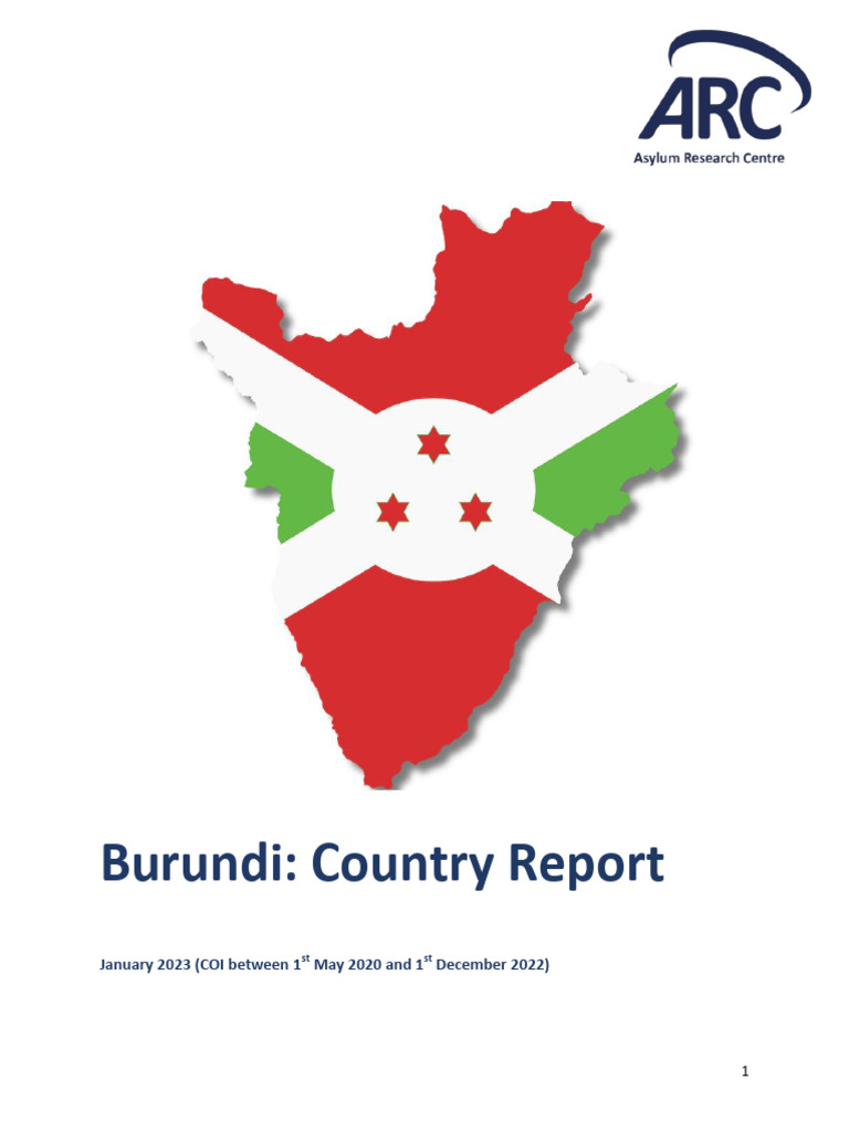 Burundi Country Report January 2023 (COI Between 1 May 2020 and 1