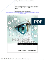Test Bank For Discovering Psychology The Science of Mind 3rd Edition