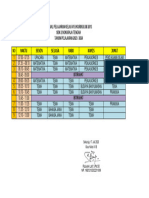 Jadwal Pelajaran