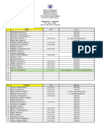 GARNET Class List With LRN Prev Section LATEST