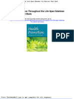 Health Promotion Throughout The Life Span Edelman 7th Edition Test Bank
