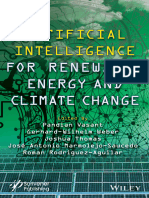 Artifical Intelligence For Renewable Engineering and Climate Change