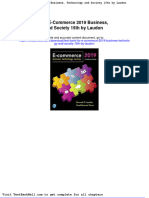 Test Bank For e Commerce 2019 Business Technology and Society 15th by Laudon