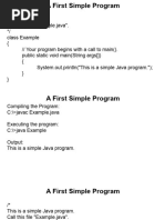 Java Basics