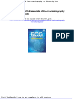 Test Bank For Ecg Essentials of Electrocardiography 1st Edition by Soto