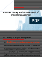 02frontier Theory and Development of Project Management