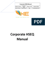 Corporate HSEQ Manual
