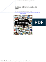 Test Bank For Sociology A Brief Introduction 9th Edition by Schaefer