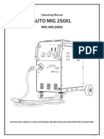 Auto MIG 250XL Operating Manual