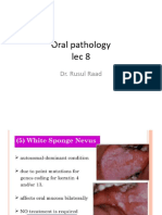 Oral Pathology Lec 8-9