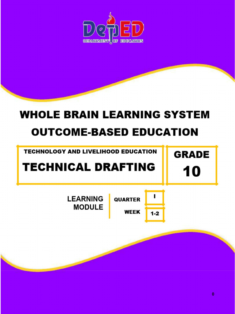 Grade 10 Technical Drafting Module | PDF | Room | Door