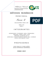 Métodos Numéricos