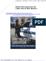 Test Bank For Effective Police Supervision 8th Edition Larry S Miller Harry W More Michael C Braswell 2