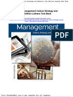 International Management Culture Strategy and Behavior 10th Edition Luthans Test Bank