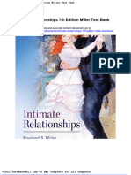 Intimate Relationships 7th Edition Miller Test Bank