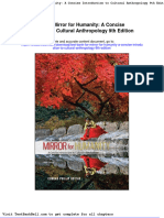 Test Bank For Mirror For Humanity A Concise Introduction To Cultural Anthropology 9th Edition