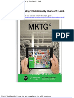Test Bank For MKTG 12th Edition by Charles W Lamb