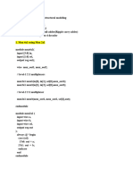 Structural Modeling 10-07-2023