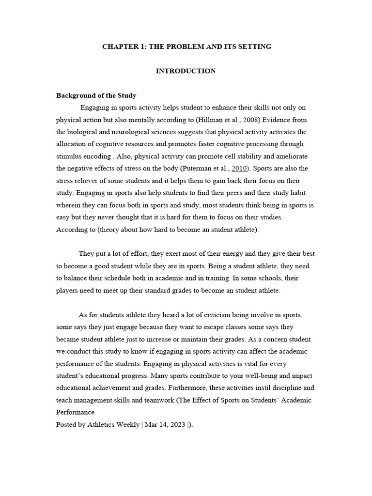 The impact of students engagement in sports activity on the academic