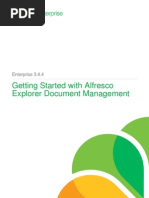 Getting Started With Alfresco Explorer DM for Enterprise