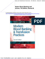 Test Bank For Modern Blood Banking and Transfusion Practices 7th Edition Denise M Harmening