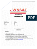 31 - ## - Vidyapeeth PWNSAT Adarsh Admit Card